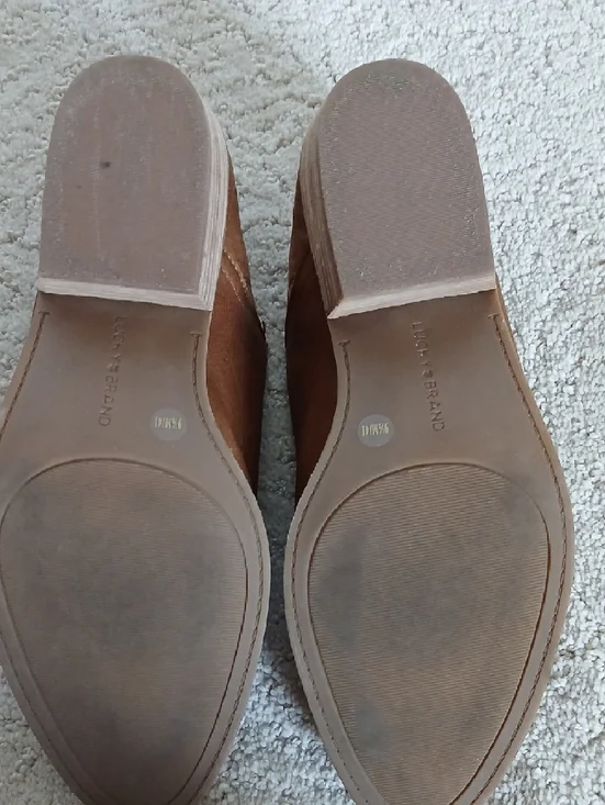 Lucky Brand Brown Leather Ankle Booties - Picture 4 of 10